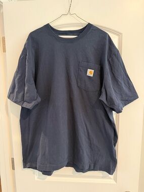Carhartt Short-Sleeve Pocket Tee - Dark Navy